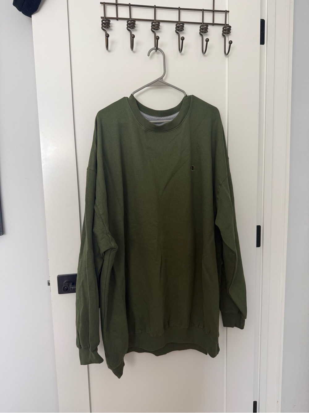 Champion Olive Green Men's Crewneck Sweatshirt